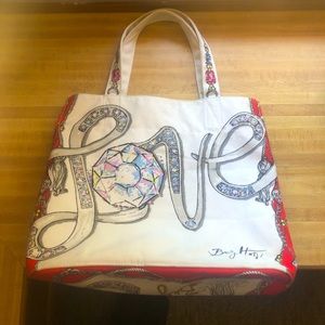 Brighton canvas LOVE bag.